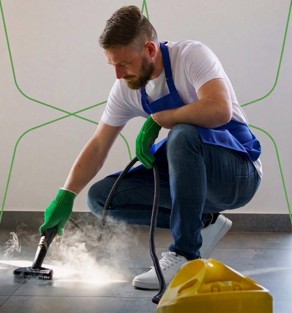 Professionel rengøring i København - RENPRO team i arbejde